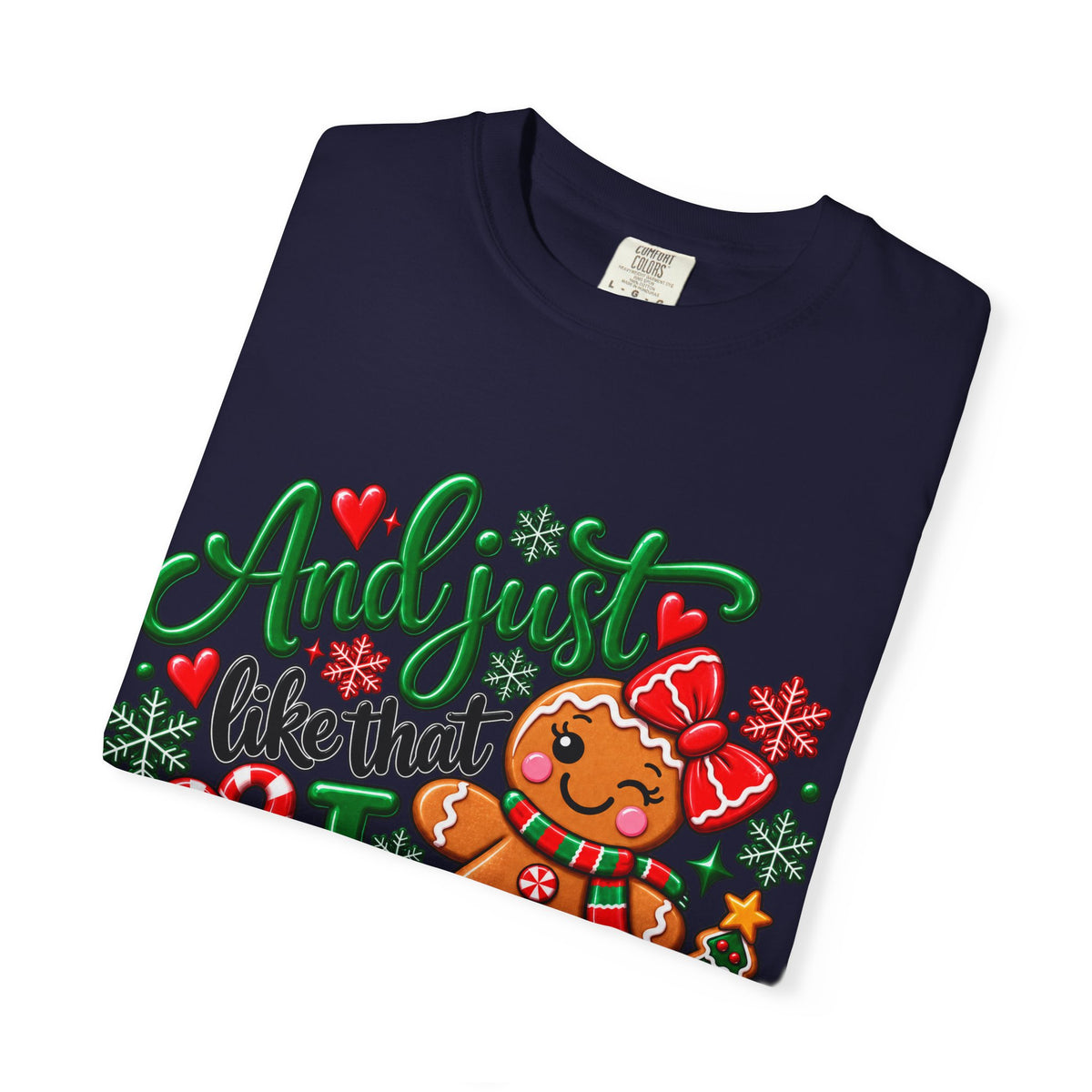 Gingerbread Snapped T-Shirt — Funny Christmas Holiday Tee