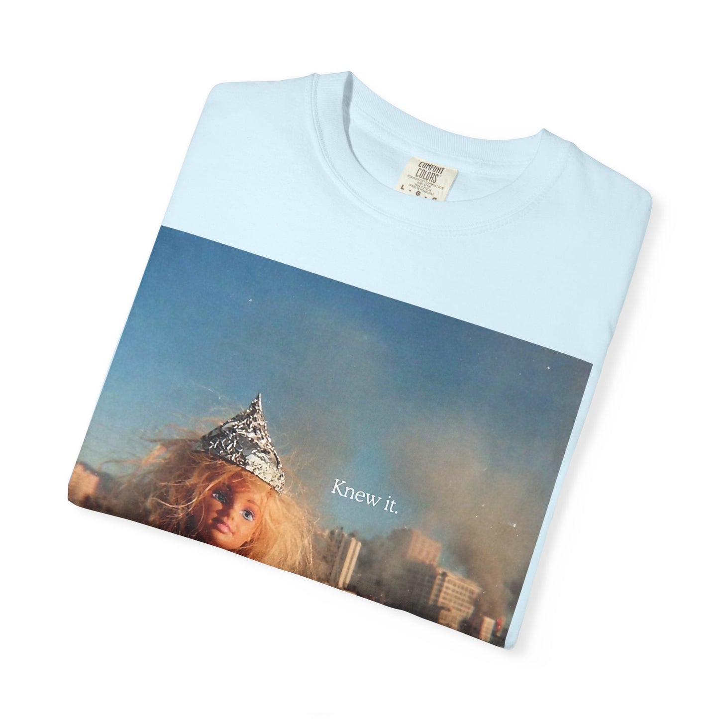 T-Shirt — Retro Barbie City Photo Tee with "Know 6" Text