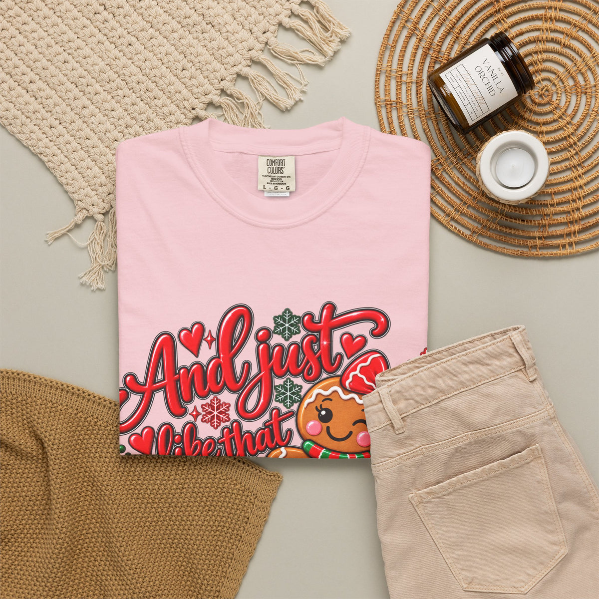 Christmas Gingerbread 'And I Just Went That I Snapped' Holiday T-Shirt