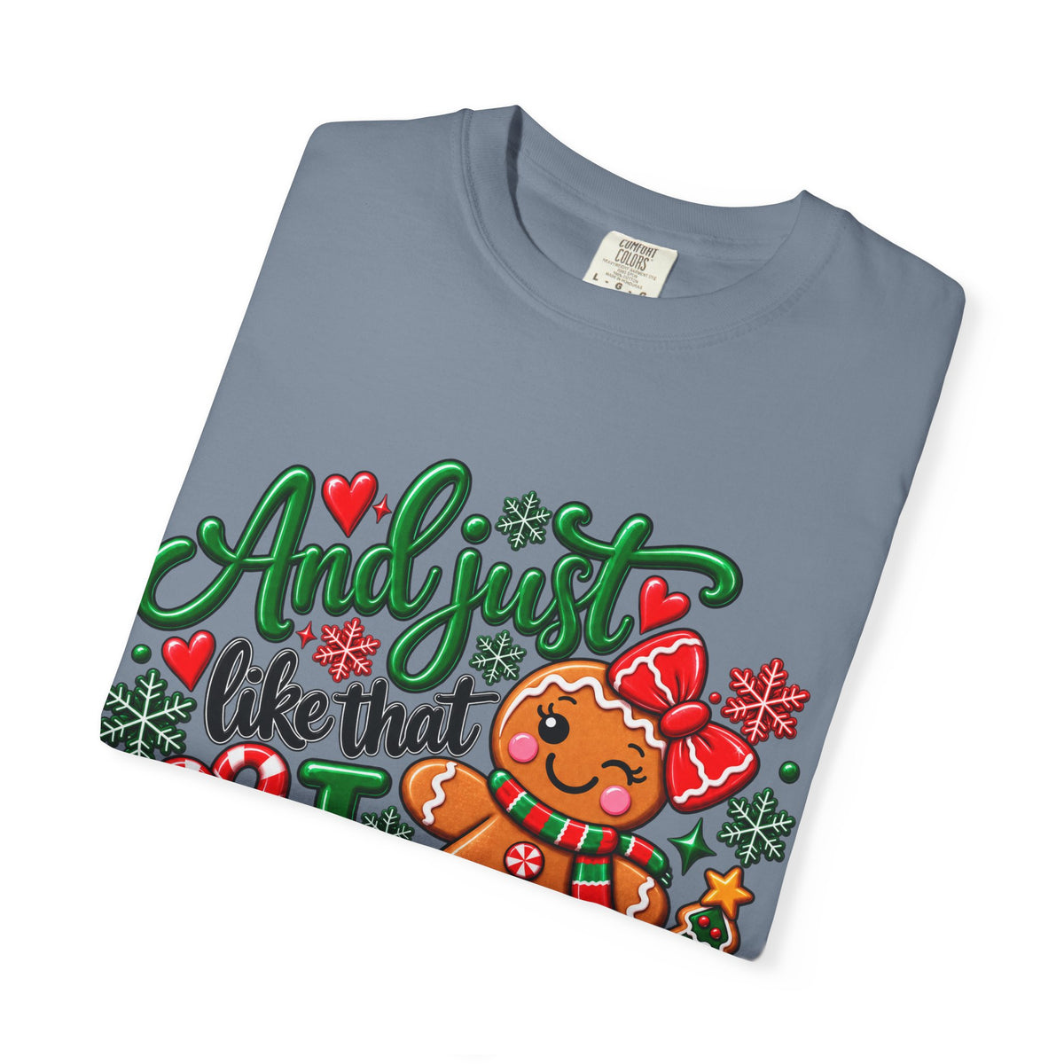 Gingerbread Snapped T-Shirt — Funny Christmas Holiday Tee