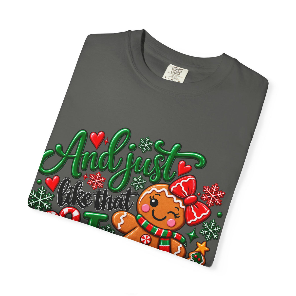 Gingerbread Snapped T-Shirt — Funny Christmas Holiday Tee