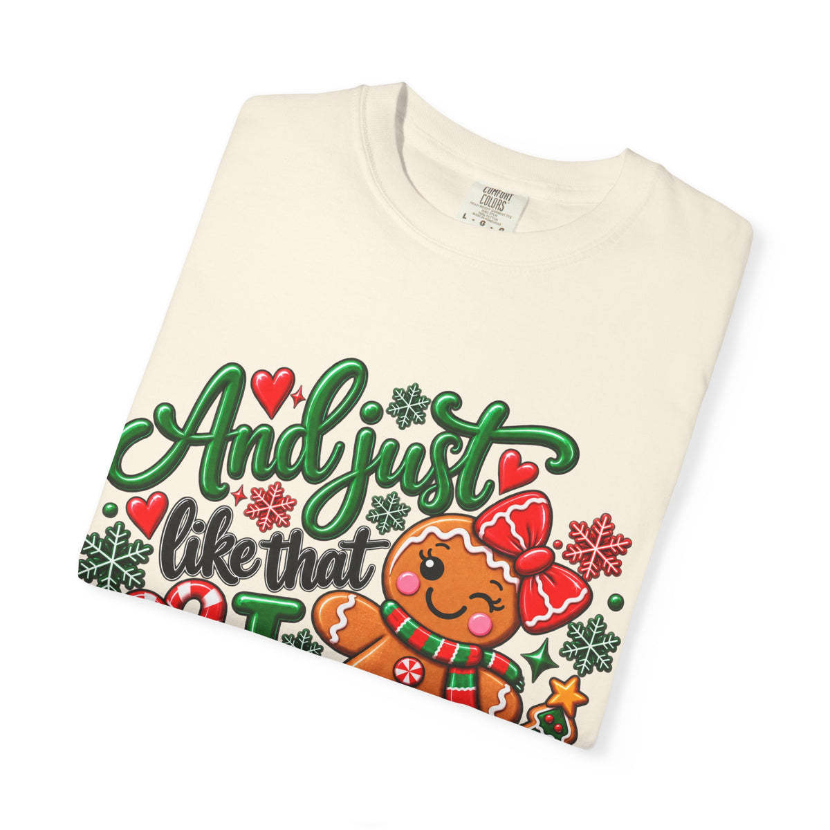 Gingerbread Snapped T-Shirt — Funny Christmas Holiday Tee