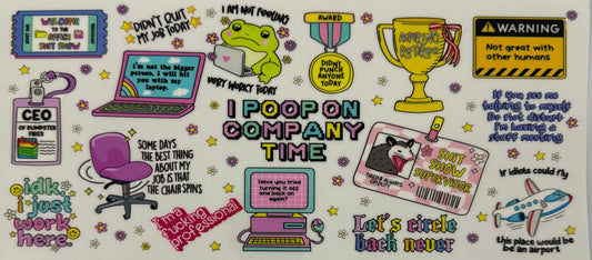 I poop on company time