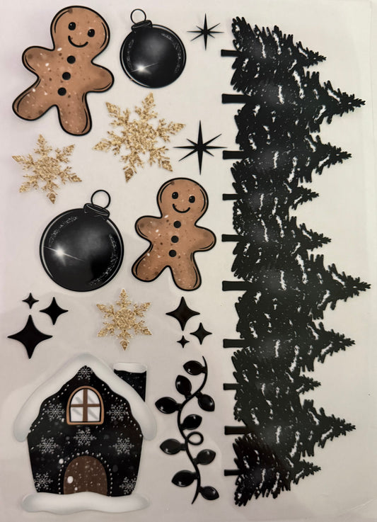 Gingerbread element sheet