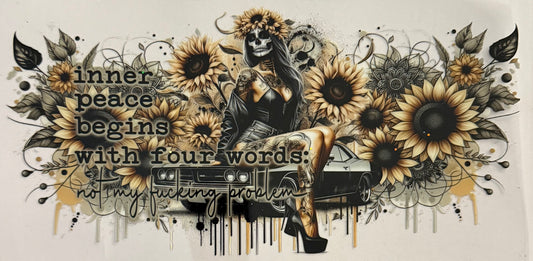 Inner peace begins with four words…