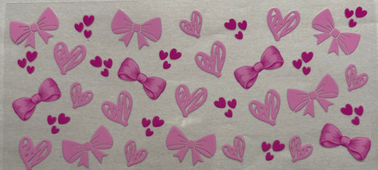 Bows and hearts