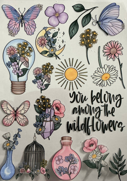 You belong among the wildflowers element sheet