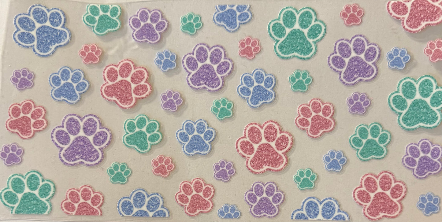 Paw prints