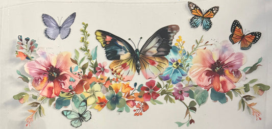 Floral butterfly