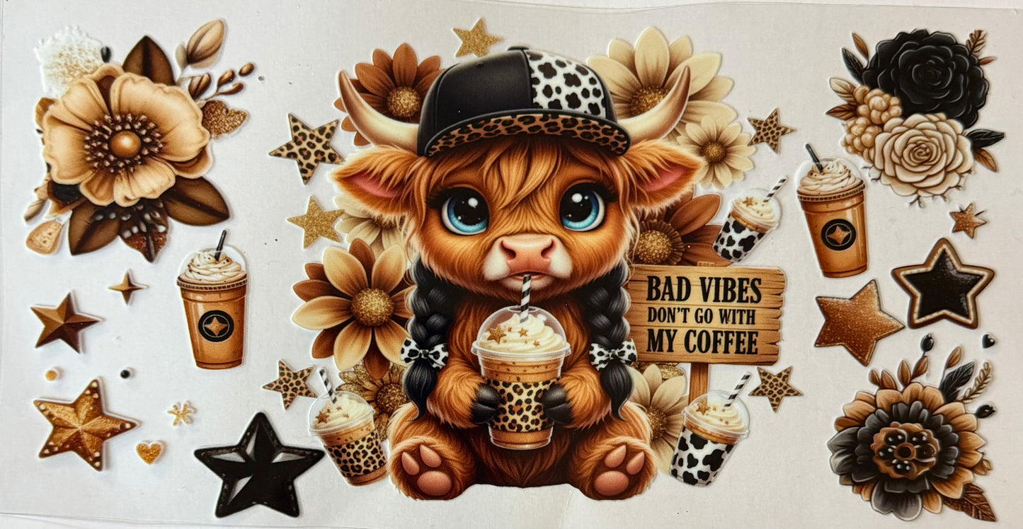 Bad vibes don’t go with my coffee cow