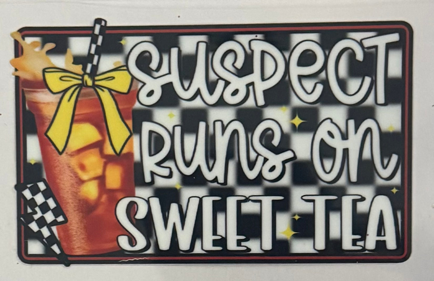 Suspect runs on sweet tea