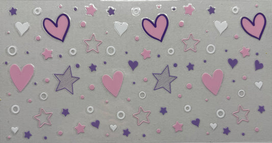 hearts and stars