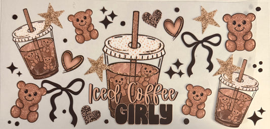 Iced coffee girly