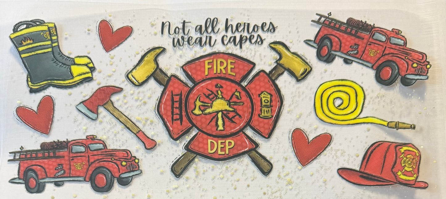 Fire dept. not all heroes wear capes