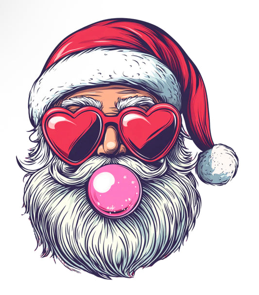 Bubble gum Santa