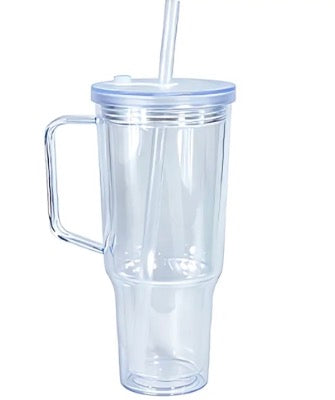 30oz acrylic w/ leak proof lid