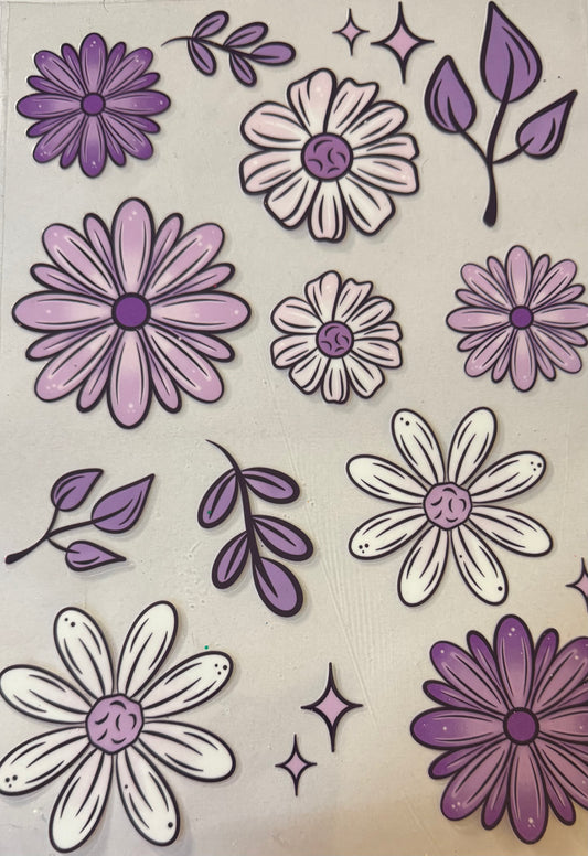 Purple flowers (24oz/40oz)