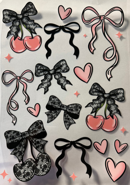Bows & cherries (24oz/40oz)