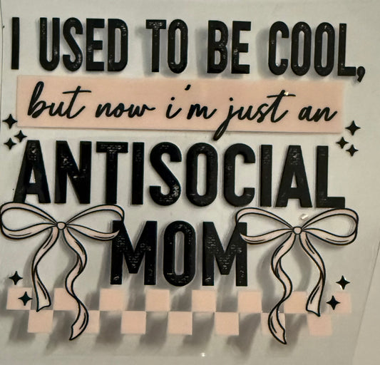 I used to be cool, but now I’m an antisocial mom