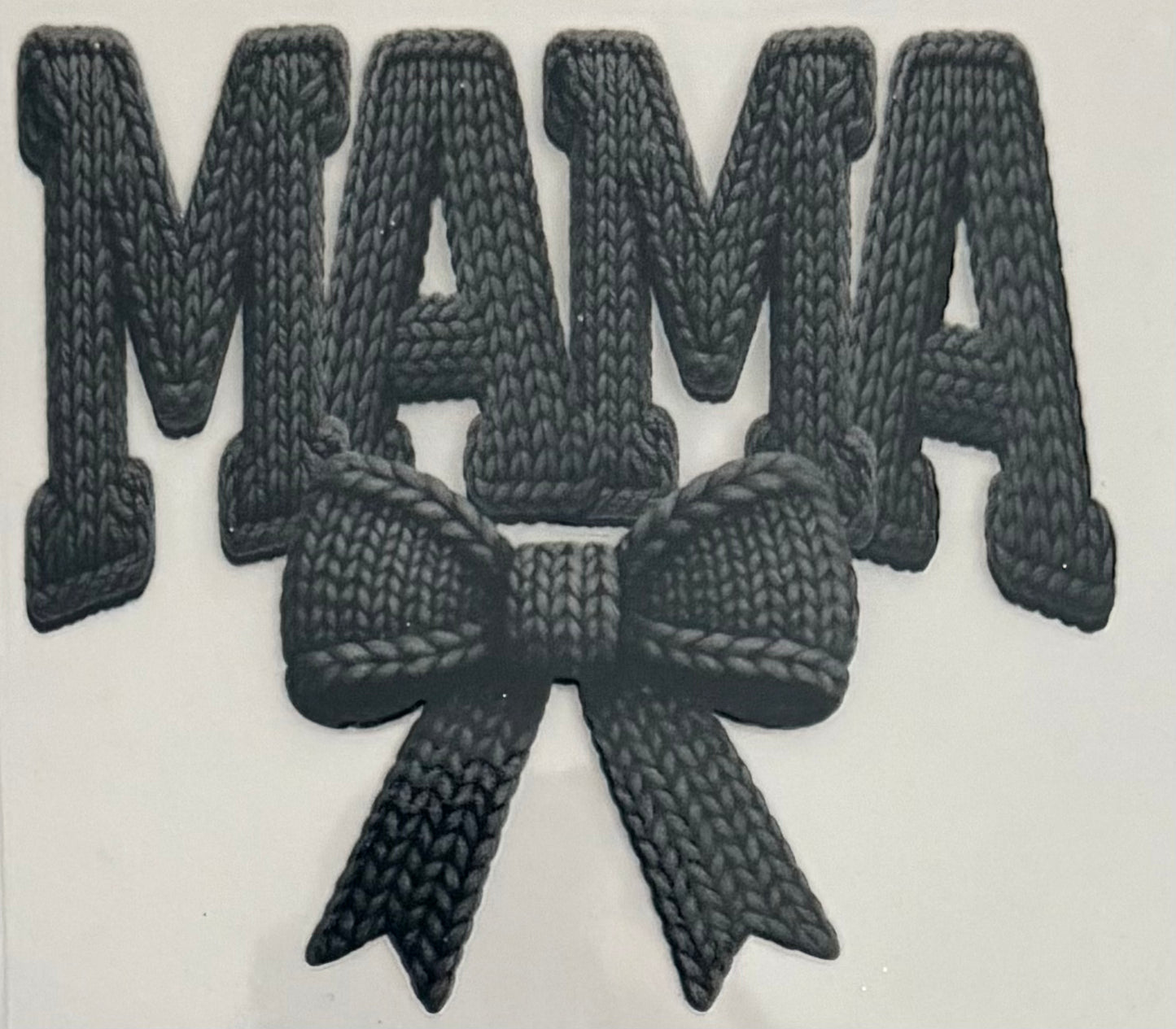 Mama knit bow