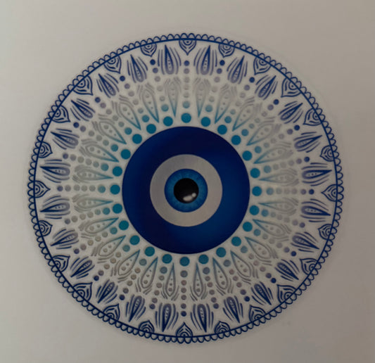 Evil eye holographic