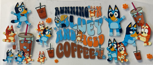 Running on bluey and iced coffee
