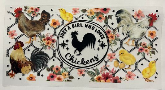 Just a girl who loves chickens