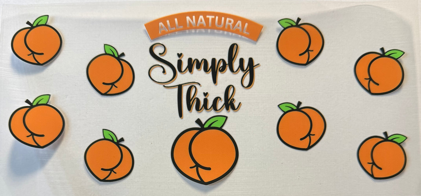 Simply thick peaches
