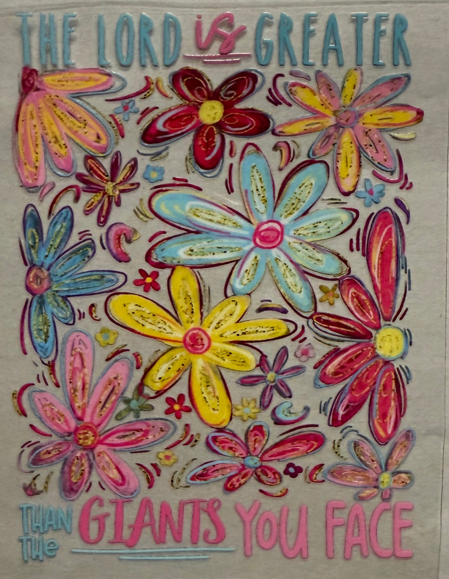 The lord is greater than the giants you face