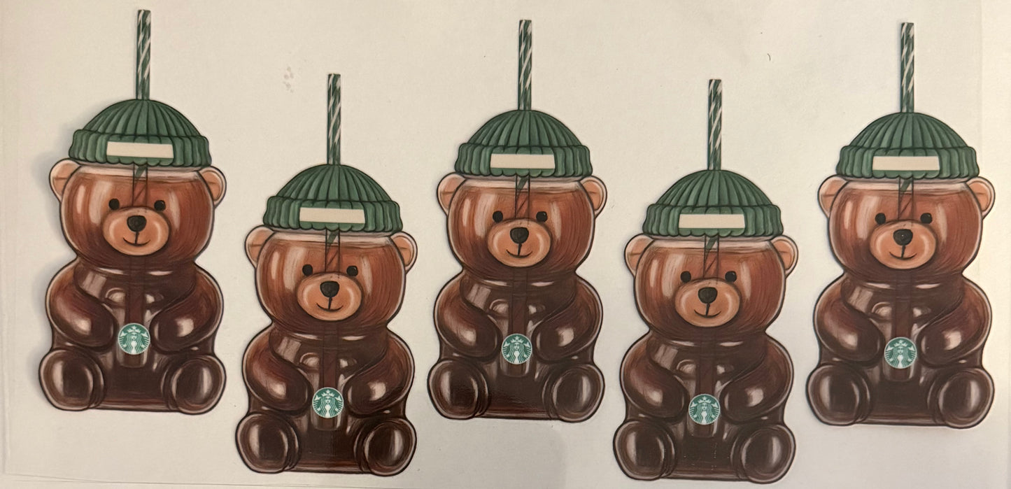 Starbie bear cups