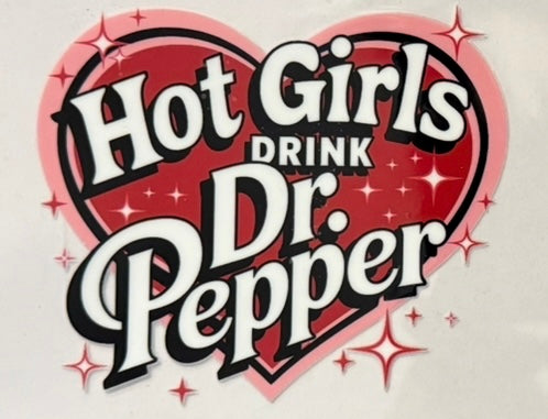 Hot girls drink Dr. P