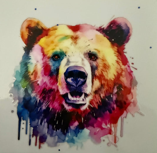 Watercolor bear