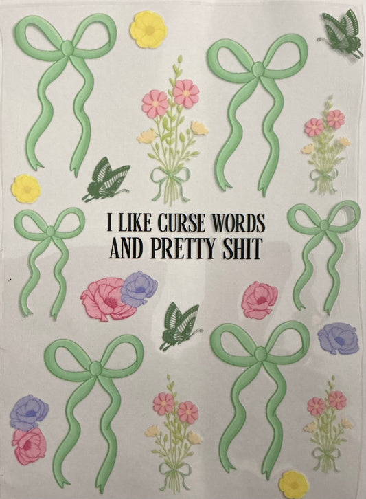 I like curse words and pretty shit element sheet