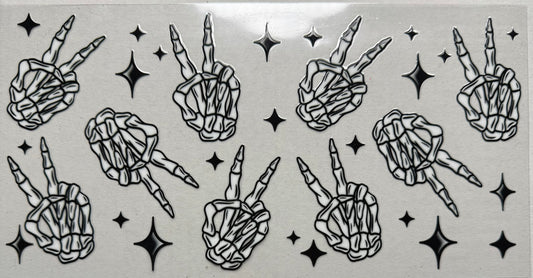 Skeleton hands