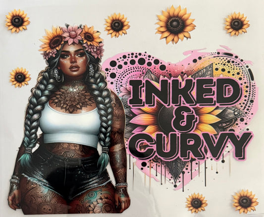 Tattoo girl inked & curvy