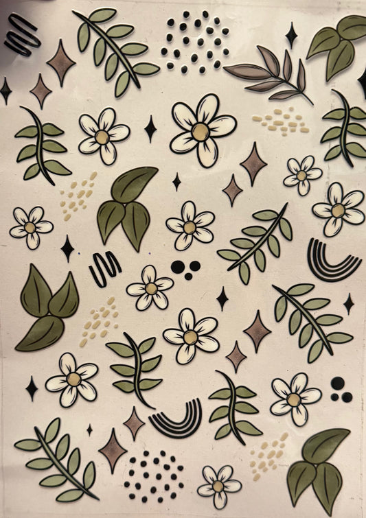 Flower & leaves (24oz/40oz)