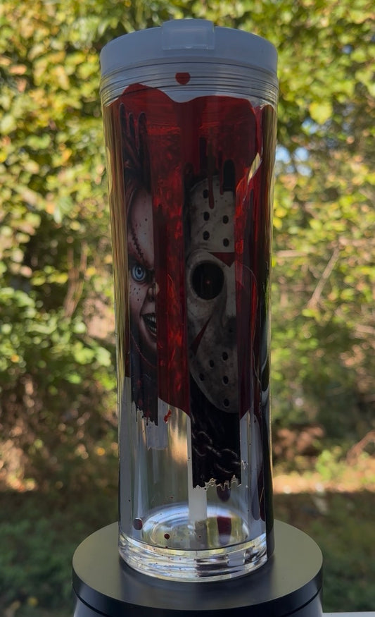 20oz flip top spooky drip