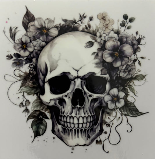 Flower skull