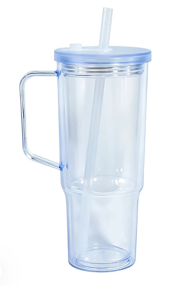 40oz acrylic w/ leak proof lid