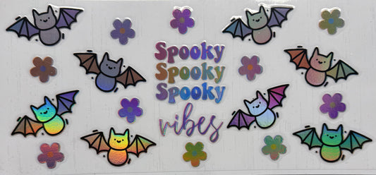 Spooky vibes holographic