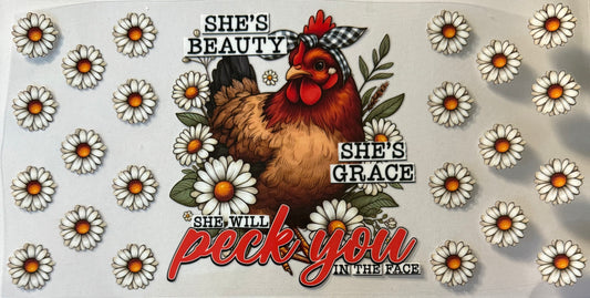 Shes beauty shes grace chicken