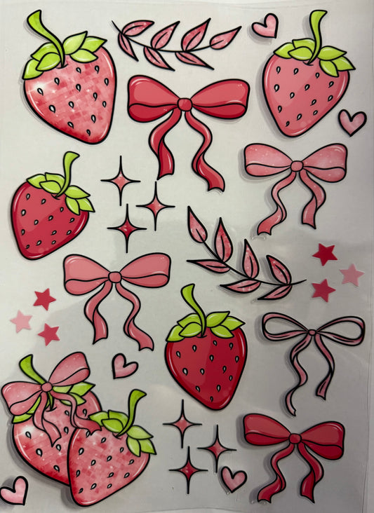 Strawberries and bows