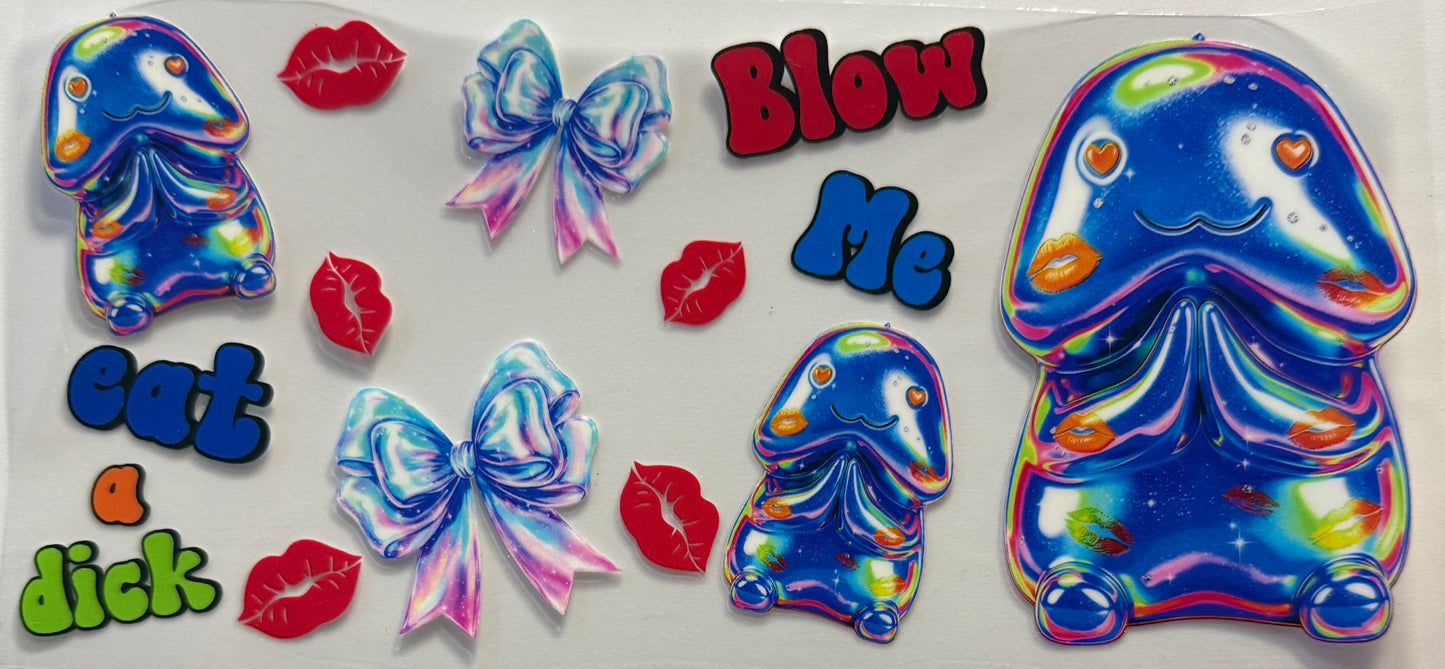 Blow me - blue