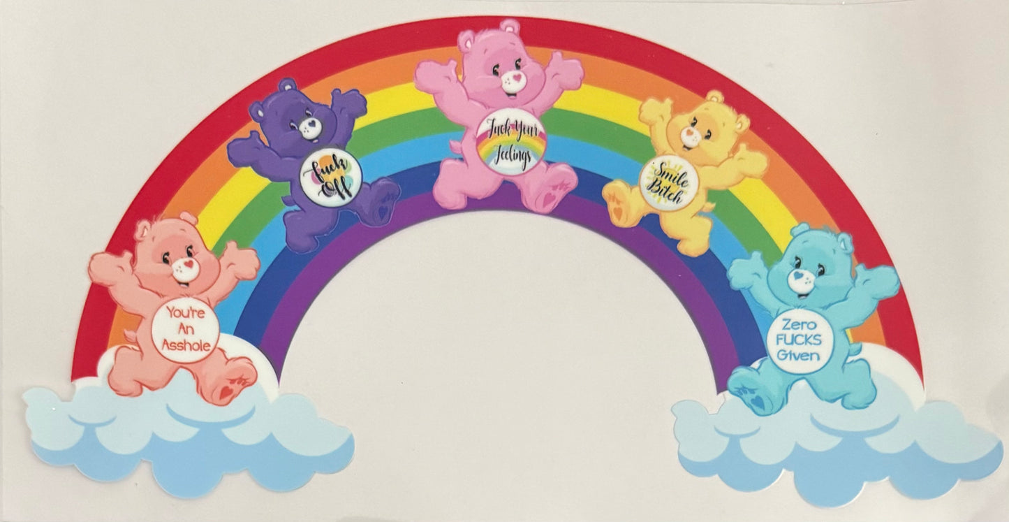 Swear bear rainbow