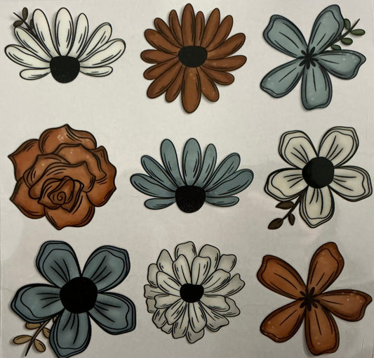 Flowers element sheet