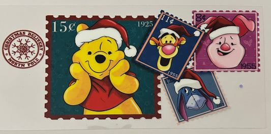 Pooh Christmas stamp