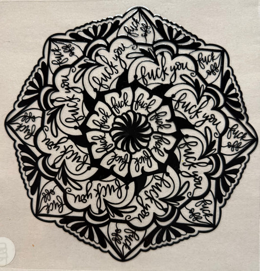 Swear word mandala (24oz)