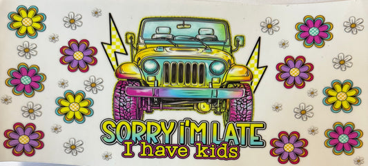 Sorry I’m late I have kids