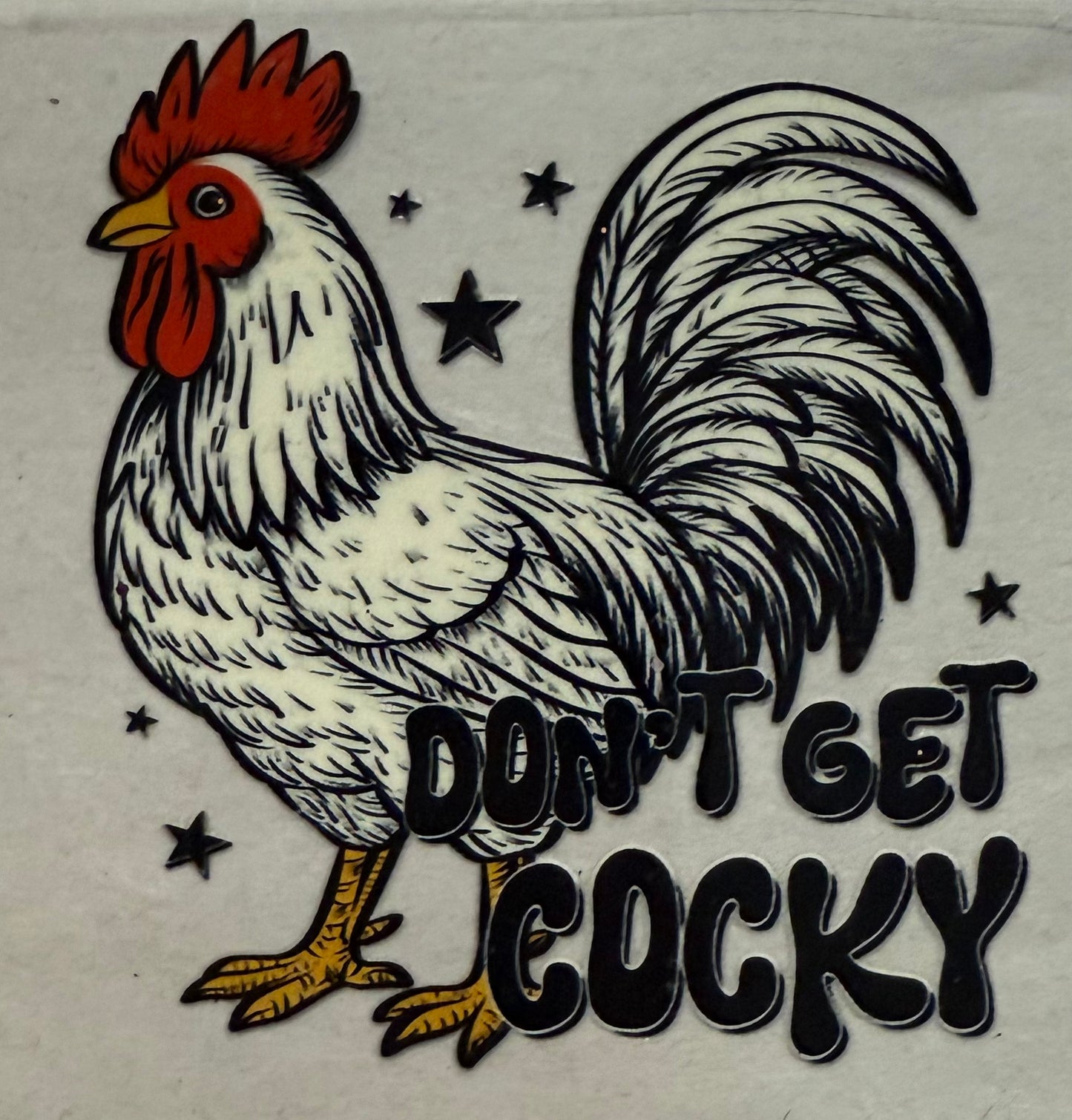 Don’t get cocky chicken