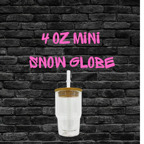 4oz mini snow globe